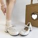 Elegant Bowknot Ballet Flats For Women 2025 New Summer Lace Edge Height Increasing Mary Jane Shoes Trend_vogvips.com