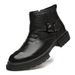 Men's Shoes Dress Leather Shoes Men's, Leather Boots Men's Medium Casual Shoes Large Size_vogvips.com