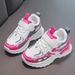 Kids' Shoes 2025 Autumn New Children's Sports Shoes Boys And Girls Mesh Breathable Leisure Students Lightweight White Running Shoes_vogvips.com