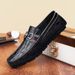 Cross-border Large-size Men's Loafers Made Of Two-layer Cowhide, Soft Leather, Comfortable Slip-on Casual Leather For_vogvips.com