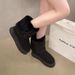 Women's Platform Snow Boots – Fleece Lined Short Winter Boots (Non-Slip & Waterproof)_vogvips.com