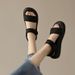 Flat Sandals Women's Sports Beach Shoes Black Soft Sole Mom Velcro Seaside Sandals Women_vogvips.com