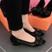 Mesh Single Shoes Women's Low Heel Versatile Hollow Mesh Women's Shoes Pointed Thick Heel Sandals Simple_vogvips.com