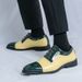 Cross-Border European And American British Style Brogue Carved Business Formal Men's Pointed Casual Leather Shoes Large_vogvips.com
