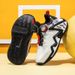 Kids' shoes double net spring and autumn actual combat boys basketball shoes rotating button sports shoes running shoes_vogvips.com