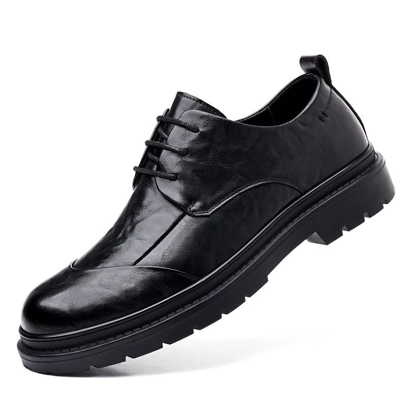 Men's Hollow-Out Oxford Dress Shoes Soft Sole Formal Wedding Casual Shoes_vogvips.com