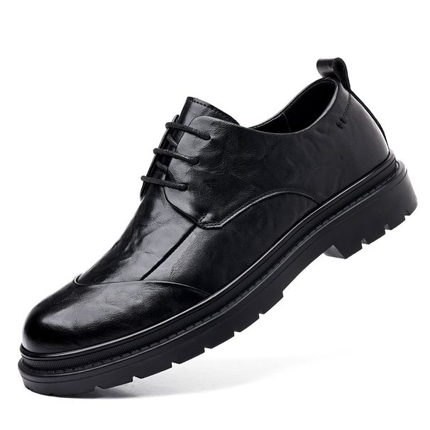 Men's Hollow-Out Oxford Dress Shoes Soft Sole Formal Wedding Casual Shoes_vogvips.com