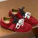 Women's Casual Cowhide Training Shoes Round Toe Breathable Soft Sole Anti-Slip Rubber Med Heel Spring/Autumn Fashionable_vogvips.com