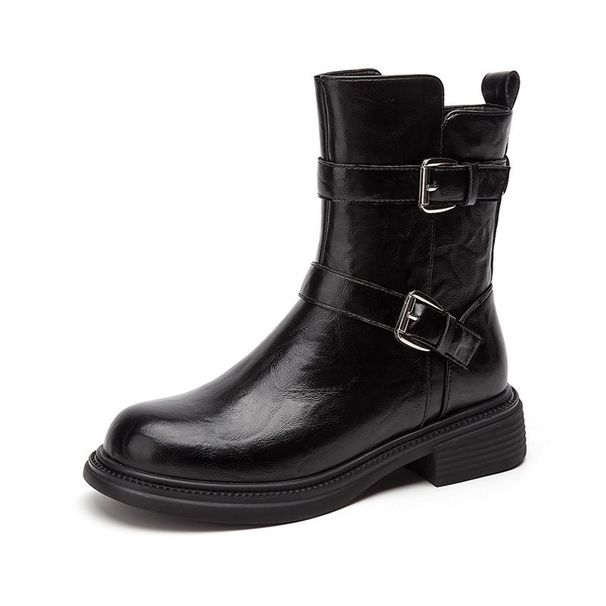 Thi Bot Boots Women's Winter Warm Fce Lined Slimming Ort Boots Faionable High Heels Briti Sle_vogvips.com