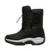 High-top Adult Men And Women Couples Cotton Outdoor Cotton Shoes Warm Non-slip Matte Hiking Shoes_vogvips.com