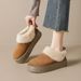 Weiwei Girl 678-12 Thick Sole Fleece Lined Thickened Fur Snow Boots For Women Northeast Autumn Winter Warm Short Boots_vogvips.com