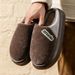 Large Size Cotton Slippers For Men, Couples, Home Use Cotton Shoes, Anti Slip And Warm Slippers, Autumn And Winter Indoor Plush Slippers, Winter_vogvips.com