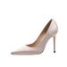 Women's Black Pointed Toe Stiletto Pumps - Classic Style High Heels (Wide Width Available)_vogvips.com