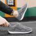 Plus-size Sports Comfortable Breathable Casual Sole And Soft Upper, Trendy Youth Running Shoes, Men's Sneakers_vogvips.com