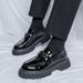2025 Spring And Autumn New Casual Leather Men's Korean Edition Trendy One Step Leg Le Fu Shoes 25891-R_vogvips.com