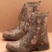Women's Western Rider Boots plus Size Printed Chunky Heel Autumn Arrival European American Style_vogvips.com