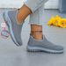 2024 New Sprin And Autumn Women's Sinle Breathable Casual Sports Slip-On Shoes Cross-Border Wholesale_vogvips.com