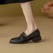 Soft Camellia Loafers For Women, 2025 Spring And Autumn New British Style Small Leather Shoes, Soft-soled Slip-on Shoes_vogvips.com