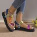SHLIANG Summer Flats Women's Shoes Fashion Brand Design Beach Sandals Outdoor All-match Casual Slippers Large Size Women Sandals Y0198_vogvips.com