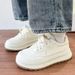 Little White Women's New All Match Casual Sneakers New Breathable Thick Soled Shoes All Match_vogvips.com