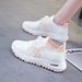 Women's Sports Shoes For Spring And Autumn, New Foreign Trade Fashion, Lightweight, Casual, Breathable Running Shoes,_vogvips.com