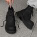New Leather Spring Men's Shoes High-top Men's Heightening Tooling Martin Boots_vogvips.com