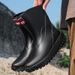German Outdoor Mid-calf Water Fishing Waterproof Shoes, Men's Delivery Rider Rain Boots, Rubber Shoes For Spring And_vogvips.com