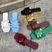 European And American Fashion Casual Cross-Woven Outdoor 2025 Summer Flat Square-Toed Women's Slippers_vogvips.com