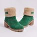 Autumn Winter Wool Short Plus Size Fleece Women Snow Boots Trendy_vogvips.com