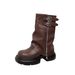 Martin Autumn And Winter New Melad Western Cowboy Boots, Height-Increasing Petite Women, Riding Boots For Women_vogvips.com
