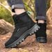 Winter Snow Boots Men Lace-up Anti-slip Warm Comfortable Plush Ankle Boots Men Casual Soft Breathable Outdoor High-top Boots Men_vogvips.com