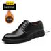 Men's Height Increasing Leather Shoes 8cm British Style Pointed Toe Wedding Groom Shoes_vogvips.com