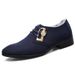 Men's Breathable Canvas Slip-On Shoes – Lightweight Casual Sneakers With Pointed Toe – Comfortable & Stylish Low-Cut Loafers For Everyday Wear_vogvips.com