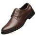 Wedding Dress Shoes Men Leather Casual Breathable Oxford with Heel Business Social Shoe Male Chaussure Homme_vogvips.com