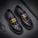 Genuine Leather Casual Slip-On Shoes Men's First Layer Cowhide Loafers Summer Style_vogvips.com