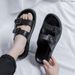 Cool Slippers 2025 Early Summer New Fashionable Comfortable One Word Beach Sandals Casual Versatile_vogvips.com