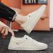 Summer Breathable Mesh Surface, Thin Anti Odor Sports Shoes, Men's Drivers, Kick On Flying Woven Socks And Board Shoes_vogvips.com
