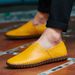 Suitable For All Seasons 2025 British Style Driving Loafers Lazy Large Size Men's Leather Shoes_vogvips.com