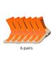 6 Pairs Of Anti-skid Classic Sports With Adhesive Points, Football Socks_vogvips.com
