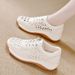 Leather Hollow Out Slip-On Women's Summer New Sle Breathable Anti-Odor Casual Oes Ultra Soft Non-Tiring Sandals_vogvips.com