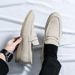 Classic Soft Suede Shoes Penny Men Loafers Slip On Leather Casual Men Shoes Comfort Driving Shoes Men Flats Walking Footwear_vogvips.com
