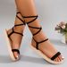 Women's Fashion Trend Anti-slip Wear Comfortable Lightweight Soft Soled Strappy Sandals_vogvips.com