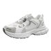 Fashion Dad Sneakers For Women 2024 Spring/Summer New Mesh Breathable Thick Sole Non-Slip Lightweight Student Running_vogvips.com