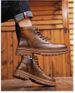 British Retro Martin Boots Men's Autumn Platform Men's Shoes Work High-top Tooling Leather Shoes Non-slip Casual Leather Boots_vogvips.com