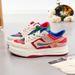 Women's Shoes New Women's Shoes Mesh Mandarin Duck Color Matching Shoes Spring And Summer Flat Shoes Women's Casual Shoes Hollow White Shoes_vogvips.com