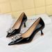 1961-K59 Fashioable Baquet Thi Shallow Mouth Lacquer Leather, Water Diamod Poited High Heels, Sigle Shoes For_vogvips.com