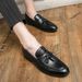 2025 New Spring Men's Leather Business Formal Pointed Toe British Style Trendy Casual Wedding Shoes_vogvips.com