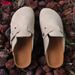 KZZO 2026 Genuine Suede Leather Women Mules And Clogs Adjustable Buckle Cork Footbed Comfort Casual Outdoor Slippers_vogvips.com