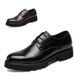 Round Toe Business Formal European Style Men's Leather Shoes_vogvips.com