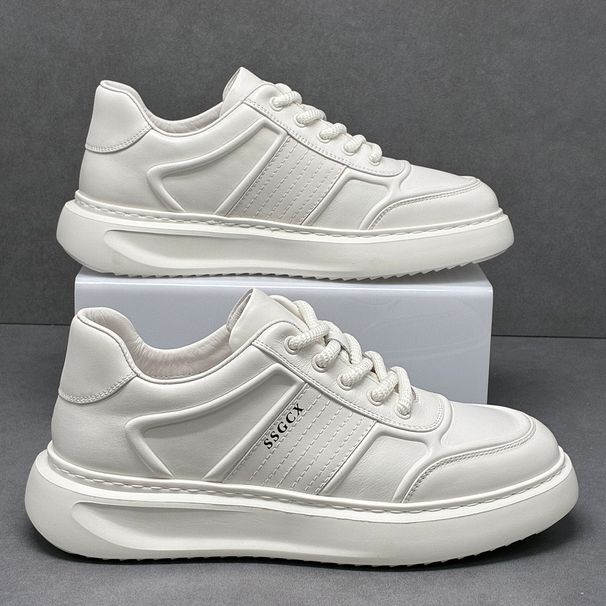 2025 New Thick-Soled Autumn Genuine Breathable Trendy Versatile Youth Sneakers Men's Low-Top Casual Leather Shoes_vogvips.com